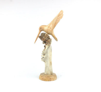 Hummingbird Statue Table Deco