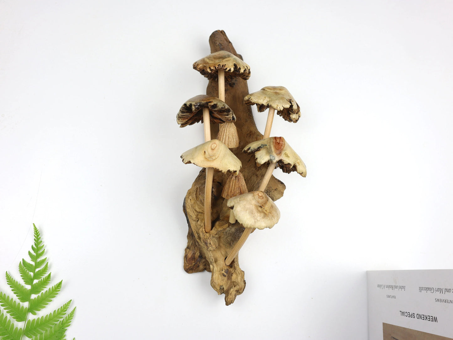 Wooden Mushroom Wall Decor