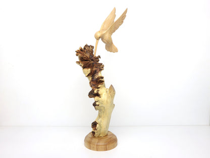 Hummingbird Statue Table Deco