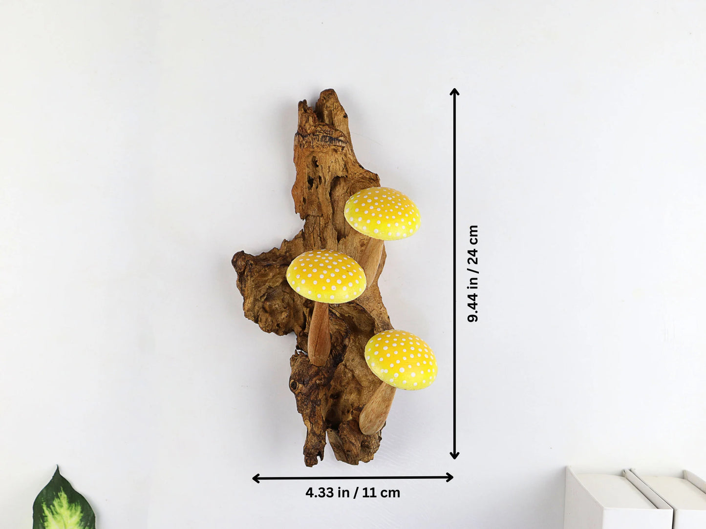 Yellow Mushroom Wall Hanging