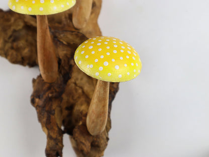 Yellow Mushroom Wall Hanging