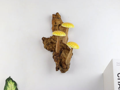 Yellow Mushroom Wall Hanging