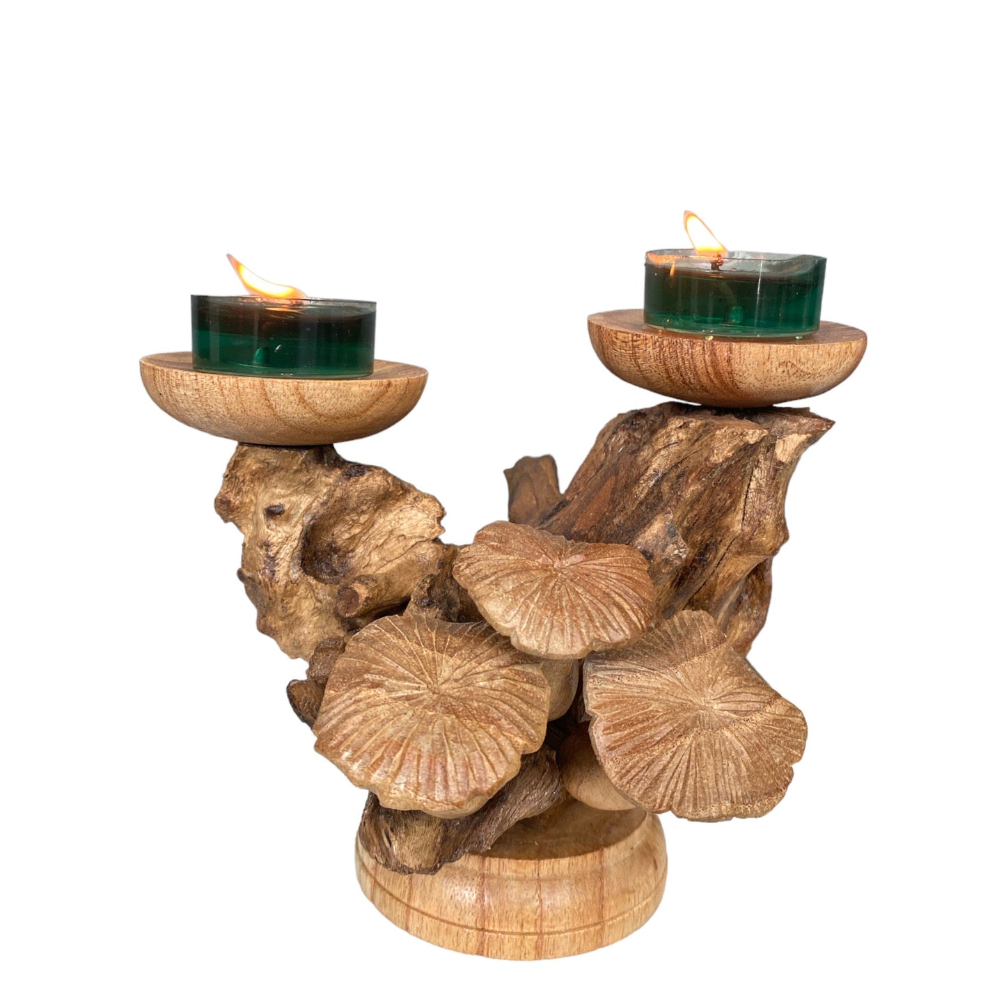 Handcrafted Wooden Candle Holder